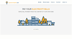 Desktop Screenshot of payelectricitybills.com