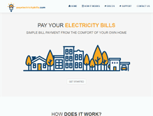 Tablet Screenshot of payelectricitybills.com